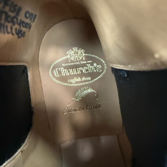 NEW Church’s Ryehill Burnished Walnut Chelsea Boots 80 F